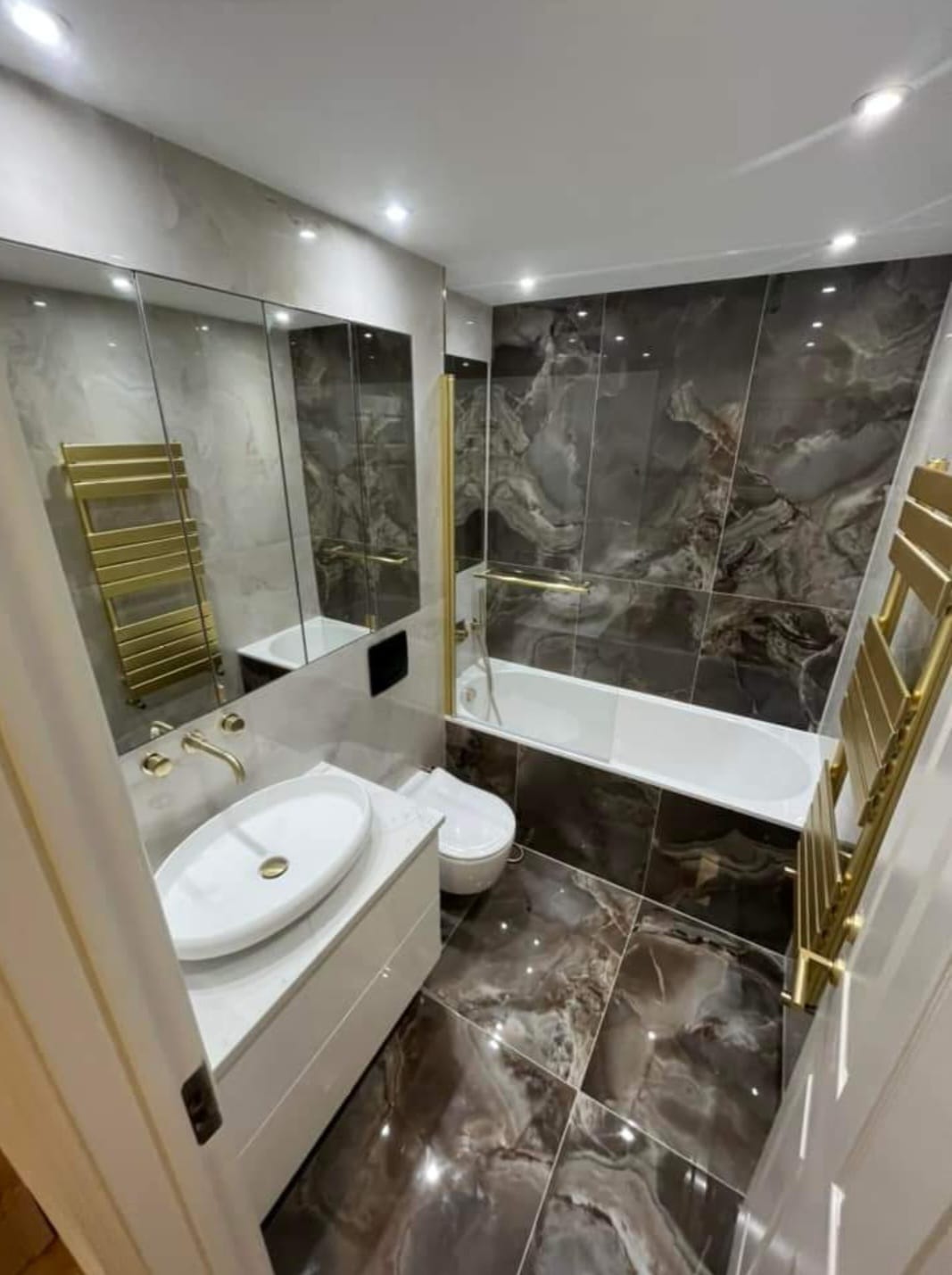 Black Marble Bathroom