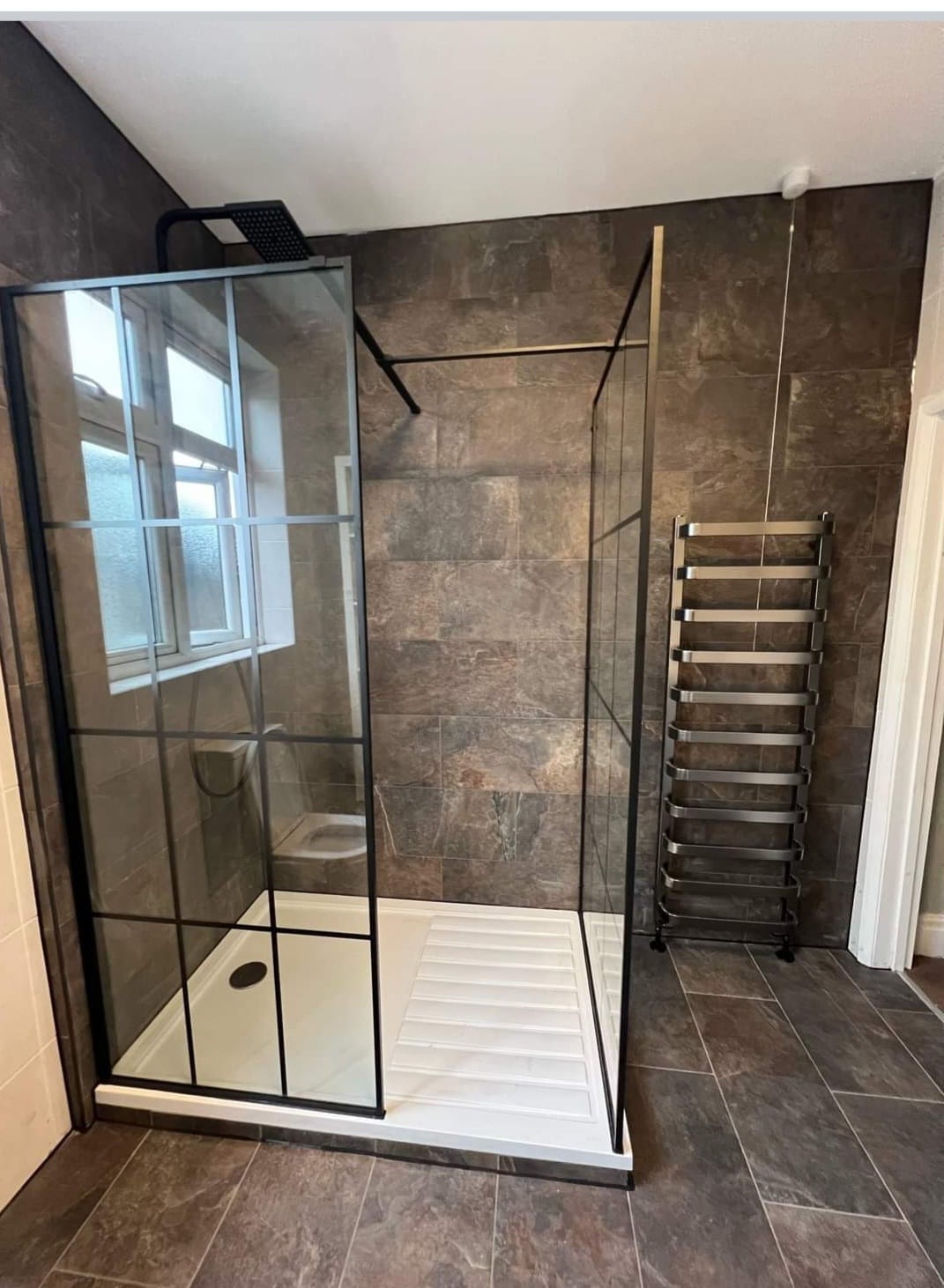 Black Tile Bathroom